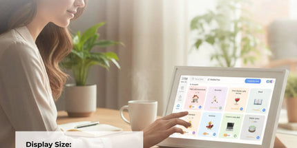 Kitchee 10" Digital Calendar Smart Family Planner - 25.5cm Touchscreen White