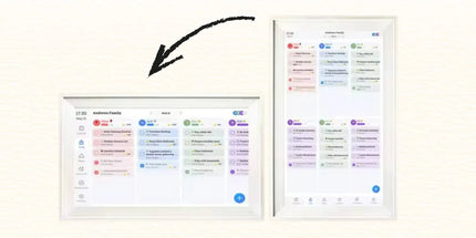 Kitchee 10" Digital Calendar Smart Family Planner - 25.5cm Touchscreen White