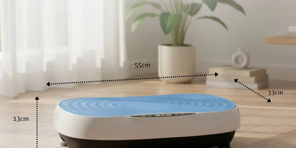 Social Hike 55cm Vibration Plate Machine Full Body Exercise Platform 200W Blue