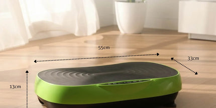 Social Hike 55cm Vibration Plate Machine Full Body Exercise Platform 200W Green