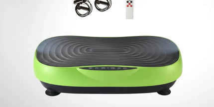 Social Hike 55cm Vibration Plate Machine Full Body Exercise Platform 200W Green