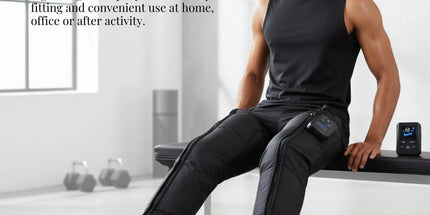 Orku Cordless Full Leg Air Compression Massager Boots - Rechargeable Large