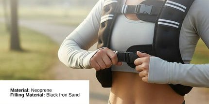 Social Hike 5Kg Weighted Vest Adjustable Fit For Running Walking Training