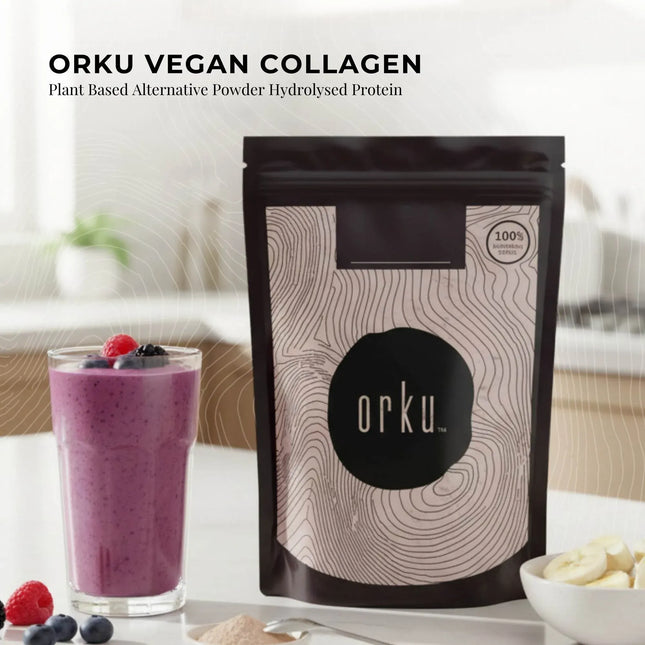 Orku 400g Vegan Collagen Plant Based Alternative Powder Hydrolysed Protein