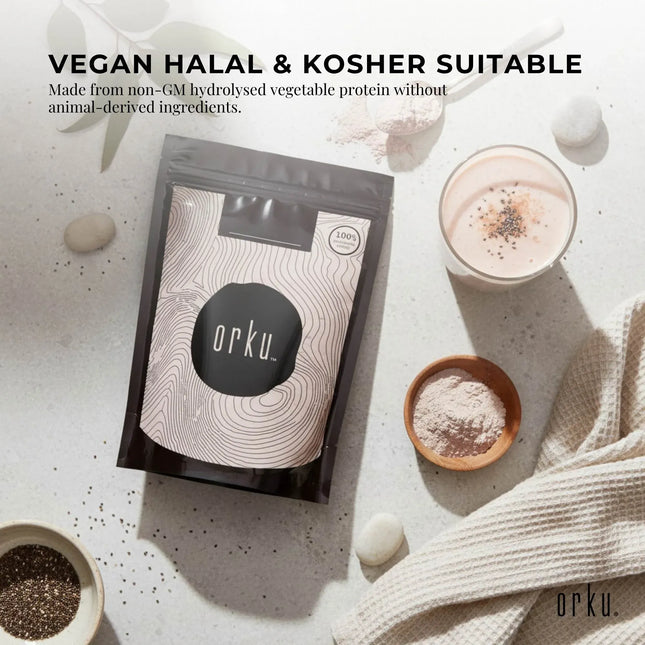 Orku 1Kg Vegan Collagen Plant Based Alternative Powder Hydrolysed Protein