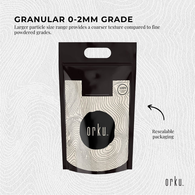 Orku 10Kg Diatomaceous Earth Garden 0-2mm Australian Fossil Shell Flour