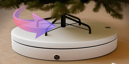 Christabelle 80cm 200kg Commercial Electric Display Turntable Motorised White