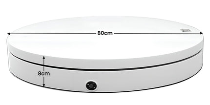 Christabelle 80cm 200kg Commercial Electric Display Turntable Motorised White