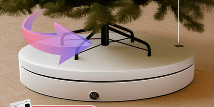 Christabelle 80cm 200kg Commercial Electric Display Turntable Motorised White