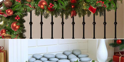 Christabelle 1.85m Christmas Garland with Red Berries Pine Cones Baubles Bows Tree Decoration Ornament