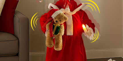 Christabelle 1.1m Musical LED Animated Christmas Mrs Claus Glowing Candle Ornament Decoration