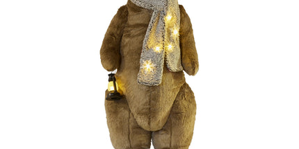 Christabelle 1.5m Musical LED Animated Christmas Moose Decoration Light-Up Lantern Ornament