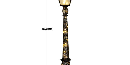 Christabelle Christmas Lamp Post Display 183cm With Lights