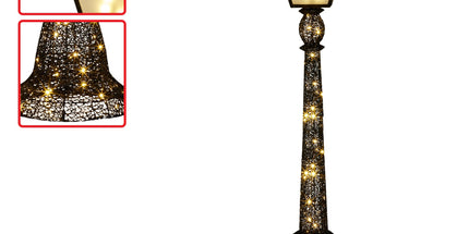 Christabelle Christmas Lamp Post Display 183cm With Lights