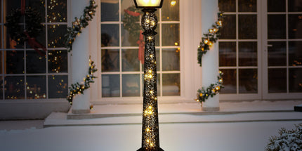 Christabelle Christmas Lamp Post Display 183cm With Lights