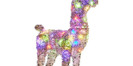 Christabelle 112cm Animated Reindeer Christmas LED Lights Indoor Outdoor Yard Statue Decoration
