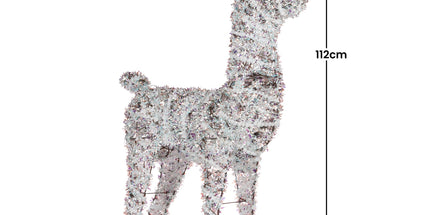 Christabelle 112cm Animated Reindeer Christmas LED Lights Indoor Outdoor Yard Statue Decoration