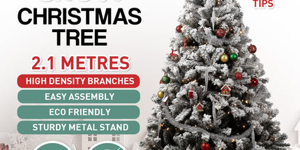 Christabelle Snow-Tipped Artificial Christmas Tree 2.1m 1200 Tips