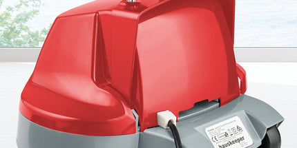Klika Hauskeeper 5 in 1 Electric 240V Floor Polisher w/ 6M Power Cable Timber Hard Waxer Buffer Cleaner Red