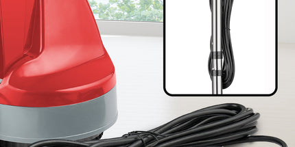 Klika Hauskeeper 5 in 1 Electric 240V Floor Polisher w/ 6M Power Cable Timber Hard Waxer Buffer Cleaner Red