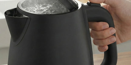 Pronti Silver Noir Collection 4 Slice Toaster and Kettle Bundle