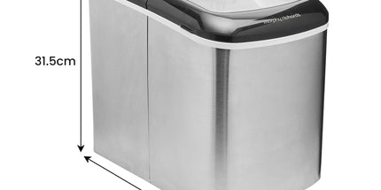 Morphy Richards 15kg Ice Maker in Stainless Steel