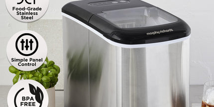 Morphy Richards 15kg Ice Maker in Stainless Steel