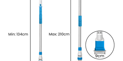 Aquajack 127 Portable Rechargeable Spa and Pool Vacuum Cleaner
