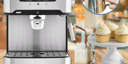 Pronti Breakfast Set with 1.6L Coffee Machine, Silver Noir Toaster & Kettle