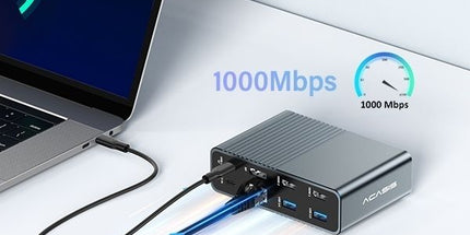ACASIS DS-7A15 15-in-1 USB-C Dock Triple 4K HDMI DP 10Gbps PD Docking Station
