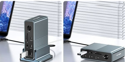ACASIS DS-7A15 15-in-1 USB-C Dock Triple 4K HDMI DP 10Gbps PD Docking Station