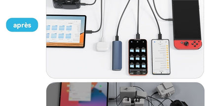 ACASIS HB16PRO 16-Port USB 3.2 10Gbps 12V/8A Powered 8 x USB-A + 8 x USB-C Docking Hub for PC & Laptop