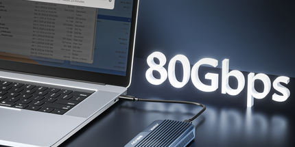 ACASIS TB501PRO USB4 v2 80Gbps M.2 NVMe SSD Enclosure Thunderbolt 5/4/3 6,000MB/s PCIe Gen5 Ready Active Cooling Fan