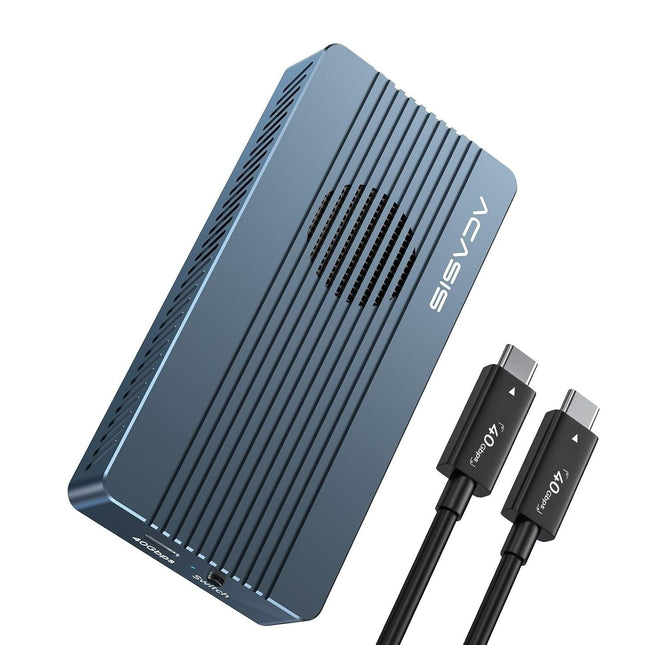 ACASIS TBU405PRO USB4 NVMe M.2 SSD Enclosure 40Gbps 2280 w/ Cooling Fan