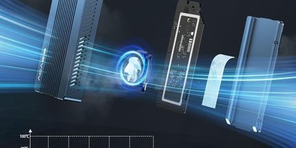 ACASIS TBU405PRO USB4 NVMe M.2 SSD Enclosure 40Gbps 2280 w/ Cooling Fan
