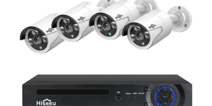 Hiseeu H5NVR-P4-624P 4CH 4MP PoE CCTV System (2TB HDD)