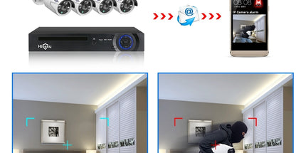 Hiseeu H5NVR-P4-624P 4CH 4MP PoE CCTV System (2TB HDD)