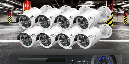 Hiseeu H5NVR-P8-612P 8CH 2MP/1080P PoE CCTV System (2TB HDD)