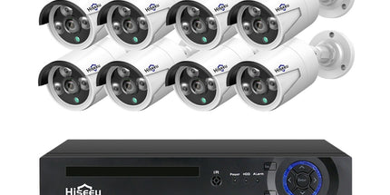 Hiseeu H5NVR-P8-624P 8CH 4MP PoE CCTV System (2TB HDD)