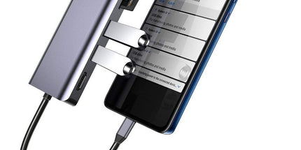 INTACT 9826T 7-in-1 USB-C Adapter HDMI/RJ45/USB3.0*2/SD/TF/ Type-C PD
