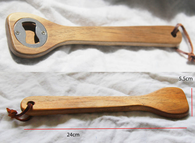 50 x Bulk Buy Wooden Spoon Bottle Opener Kitchen Foodie BBQ Last Bottom