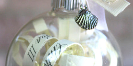 50 Bulk Buy Pack of Glass Bauble 10cm Diameter Round Clear with Silver Cap - table or tree centrepice personal memory theme craft gift