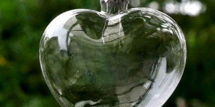 50 Wholesale Pack Iridescent Glass Heart Ornaments Fillable Baubles for Christmas Party Wedding DIY Craft Decorations