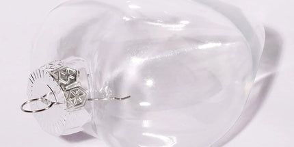 50 Wholesale Pack Iridescent Glass Heart Ornaments Fillable Baubles for Christmas Party Wedding DIY Craft Decorations