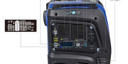 Sunovo 2000W Portable Power Station Solar Inverter Generator
