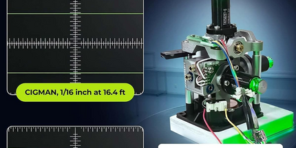 CIGMAN 16 Lines Green Laser Level 4×360° Self Leveling, Side LCD, CMS04