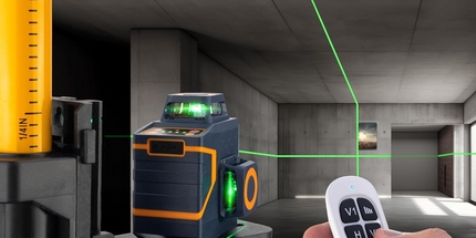 CIGMAN Green Laser Level 3 x 360°, Self-Leveling Construction Laser CM701SE