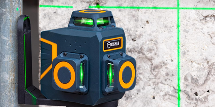 CIGMAN Green Laser Level 3 x 360°, Self-Leveling Construction Laser CM701SE