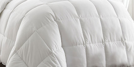 Machine Washable 80% WHITE GOOSE DOWN 20% Feather Quilt King