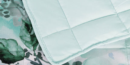 Bianca Woodbury White Botanical Printed Bedspread Set Super King